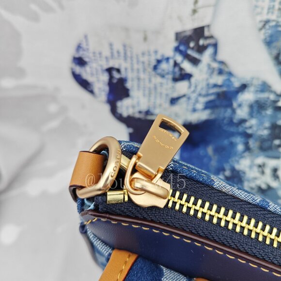 Coach Ashton In Signature Denim Shoulder Bag - Picture 3 of 10